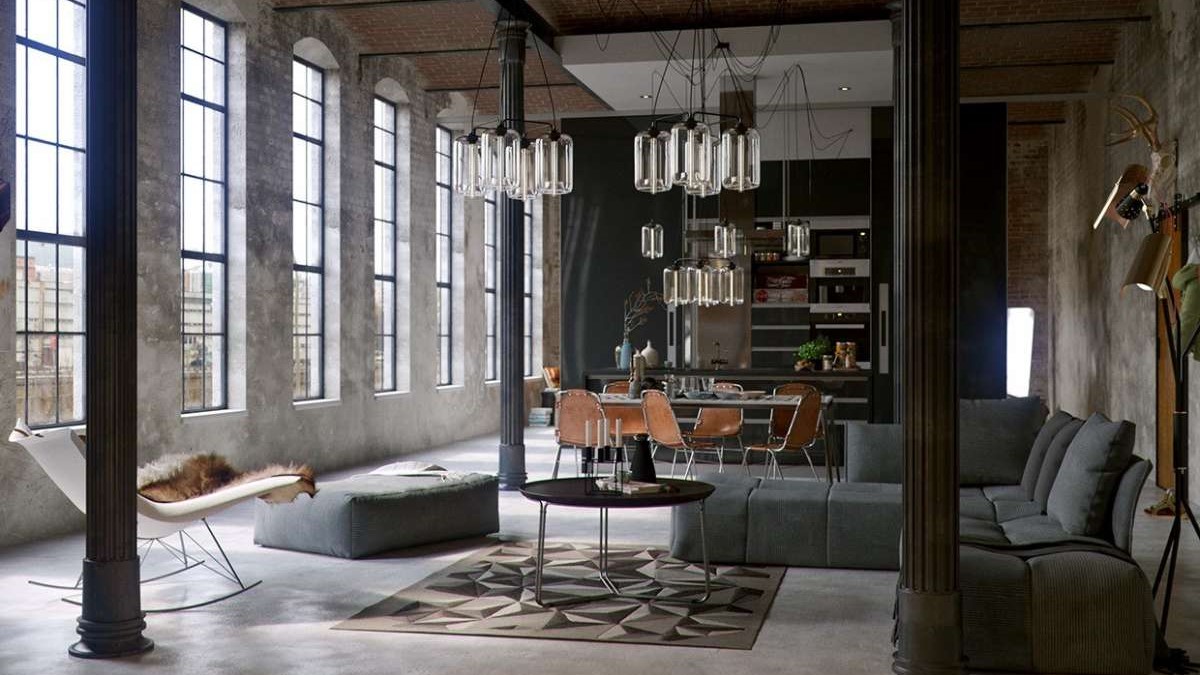 Stile arredamento industrial